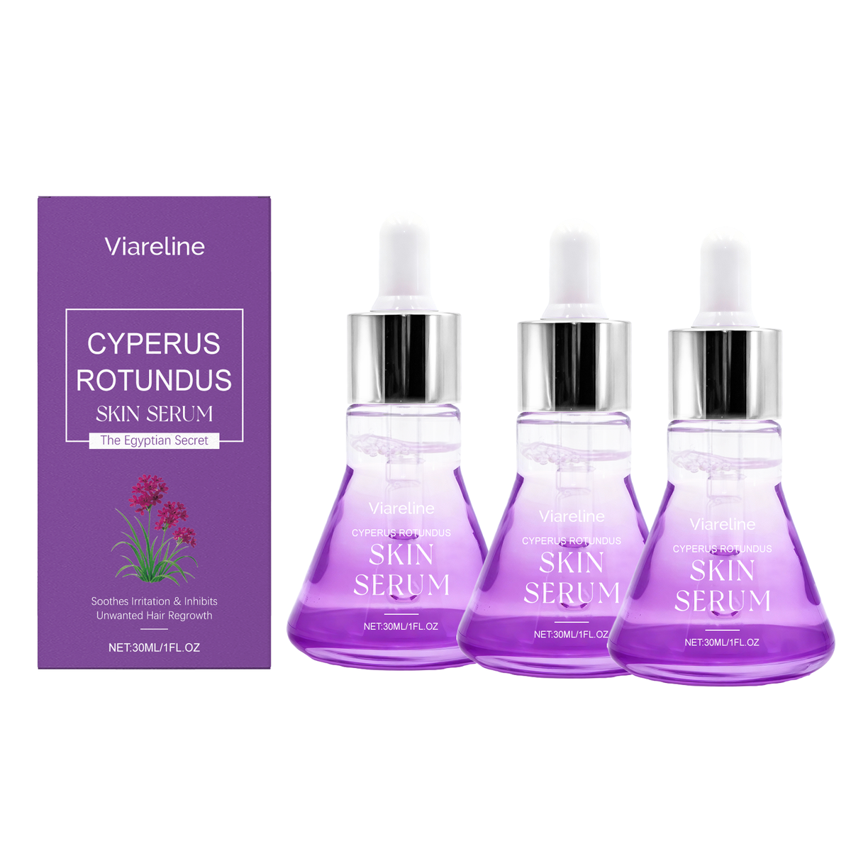 Viareline Cyperus Rotundus Post-Shave Serum (Oil)